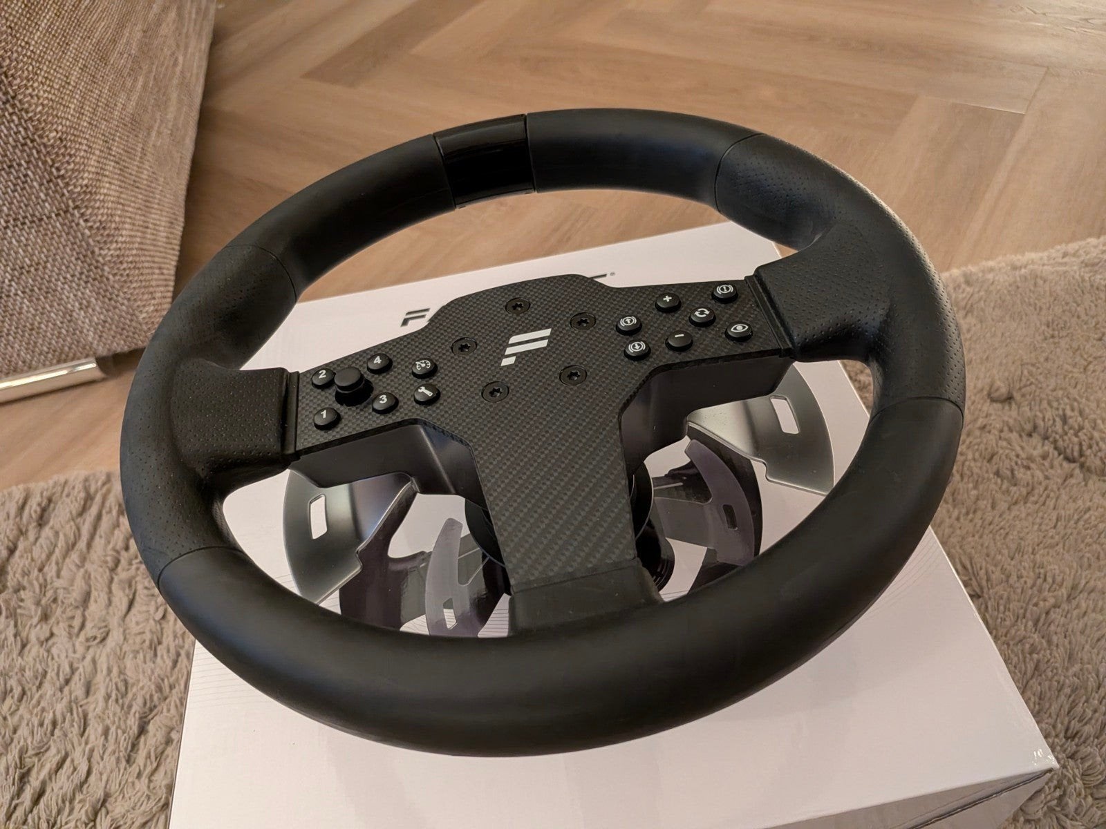 Fanatec CSL Wheel P1 V2, QR2lite, Racestuur, Force feedback, Ophalen of Verzenden, Zo goed als nieuw