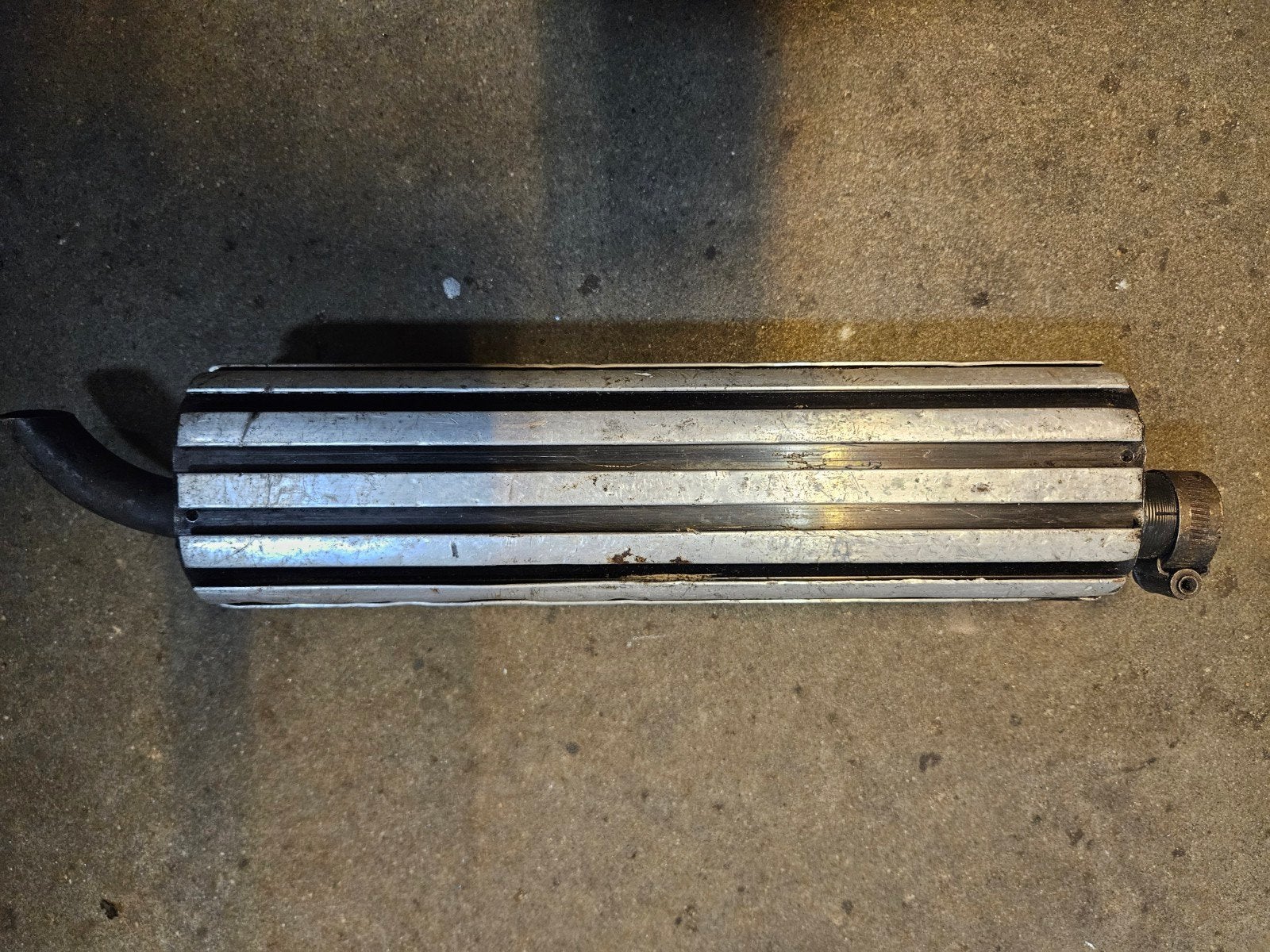 Einddemper o.a. passend op Honda mt5/8/Yamaha dt 50/Suzuki., Ophalen of Verzenden, Gebruikt, Uitlaat, Honda mt Yamaha dt Suzuki tsx.
