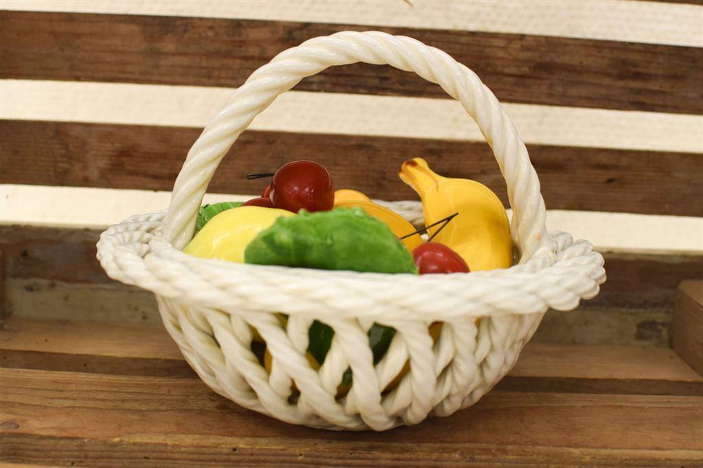 Porseleinen Fruitmandje 45398, Ophalen of Verzenden, Gebruikt, Dier
