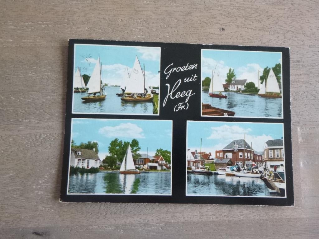 Heeg fr, zeilboten, Verzenden, 1980 tot heden, Gelopen, Friesland