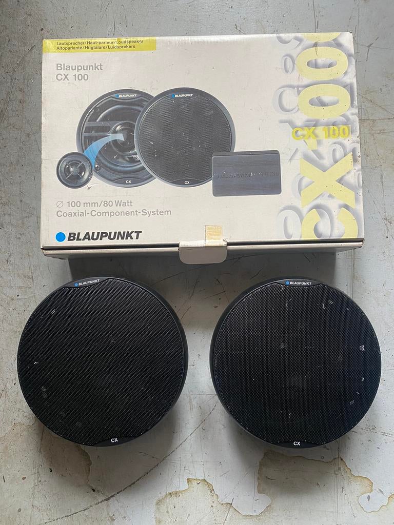 Blaupunkt auto speakers boot speakers set 4x 120w, Auto diversen, Ophalen of Verzenden, Zo goed als nieuw