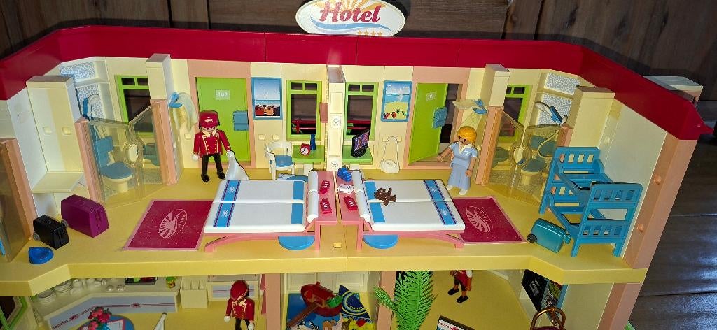 Hotel Playmobil, Ophalen of Verzenden, Gebruikt, Complete set