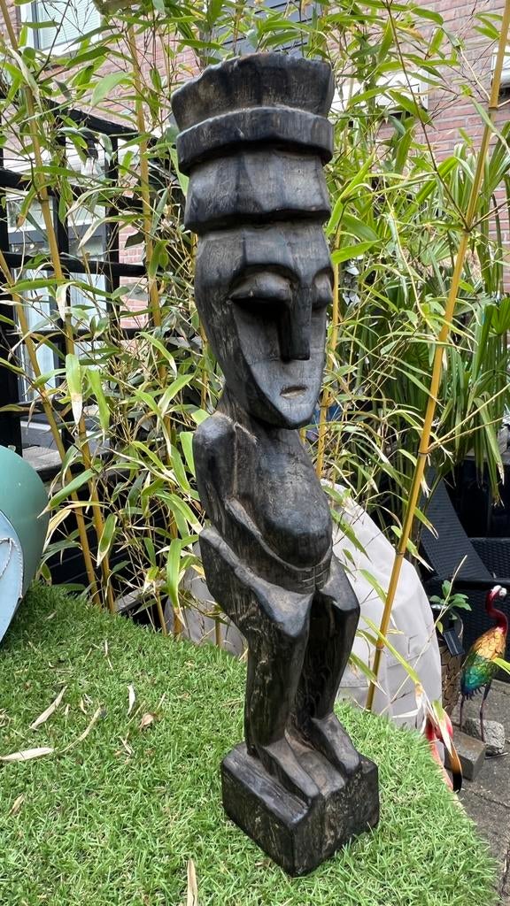 Houten beeld batak  Sumatra 45 cm hoog, Ophalen of Verzenden