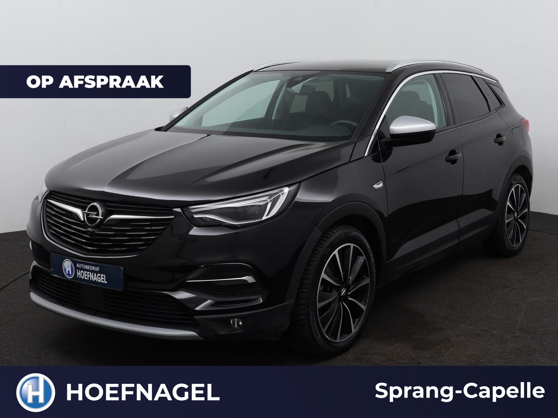 Opel Grandland X 1.6 Turbo Hybrid4 Ultimate | Navi | ACC | C, Auto's, Automaat, 4 cilinders, Automatische klimaatregeling, Zwart