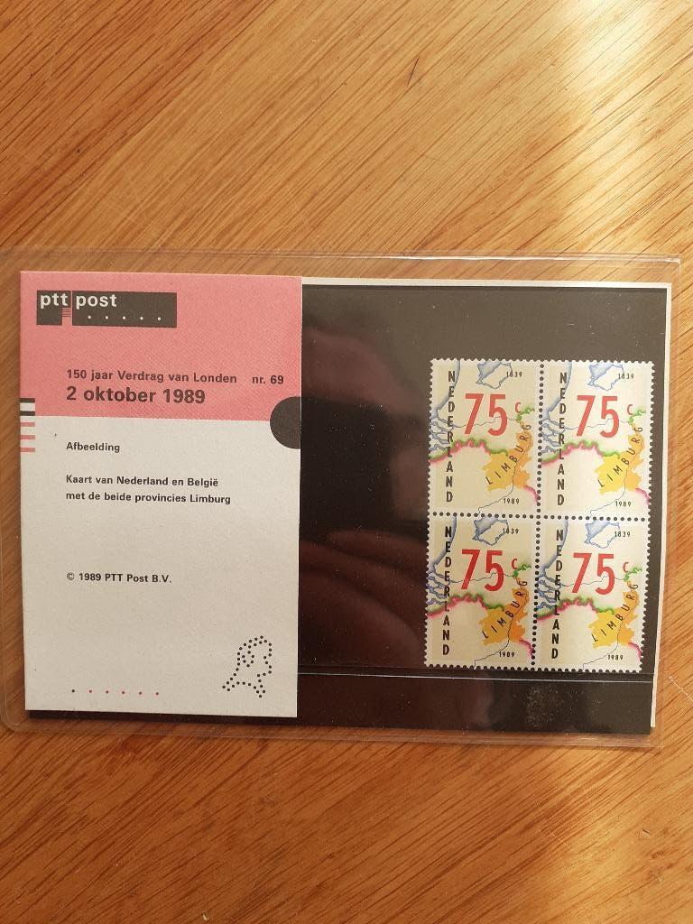 ptt mapjes nr 65 t/m 69, Postzegels en Munten, Postzegels | Nederland, Ophalen of Verzenden, Postfris