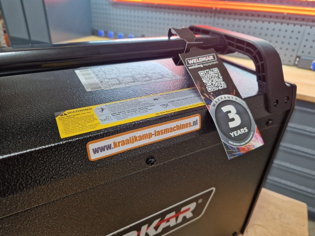Weldkar TIG 2016 AC/DC 200a HF Pulse incl toorts - 230 Volt, Ophalen of Verzenden, Nieuw, 150 tot 250 ampère, Tig
