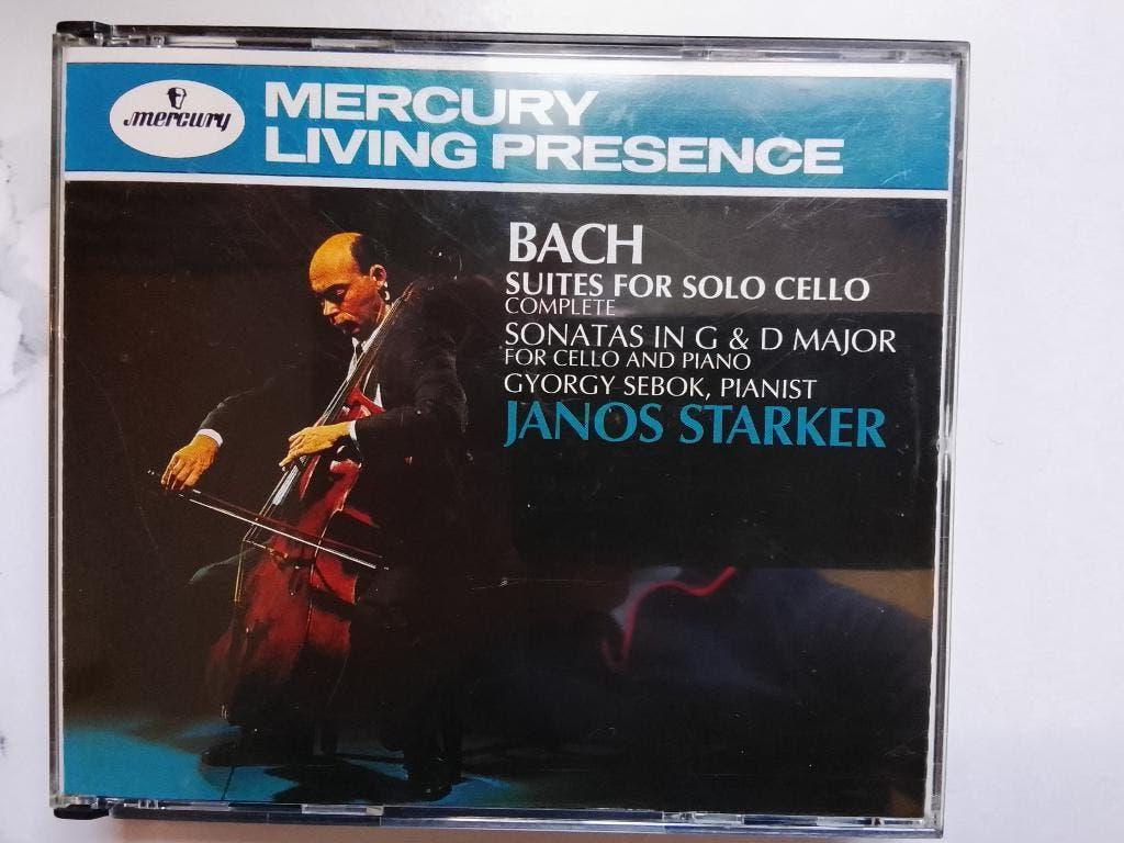 Bach Cello Suites Janos Starker Mercury Living Presence, Ophalen of Verzenden, Barok, Zo goed als nieuw, Kamermuziek