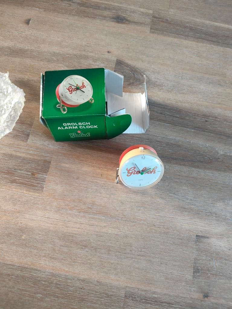 Grolsch Wekker - met Doos, Verzamelen, Ophalen of Verzenden, Nieuw, Grolsch