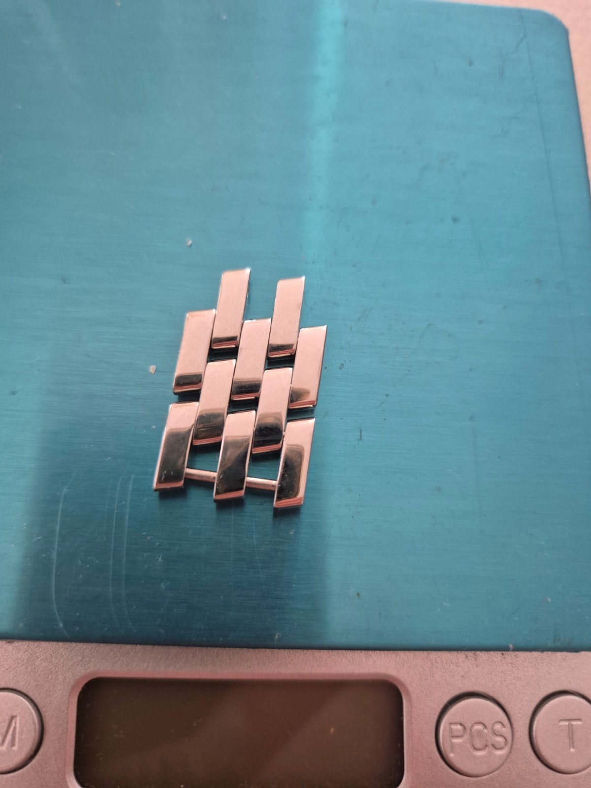 2 schakels voor Breitling horlogeband, Staal, Gebruikt, Staal, Breitling