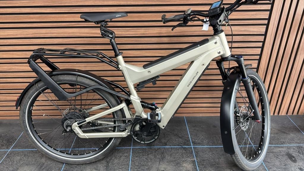 Riese & Müller Superdelite Bosch CX| DualBattery 1125Wh|Riem, 55 tot 59 cm, Ophalen, Gebruikt, Overige merken