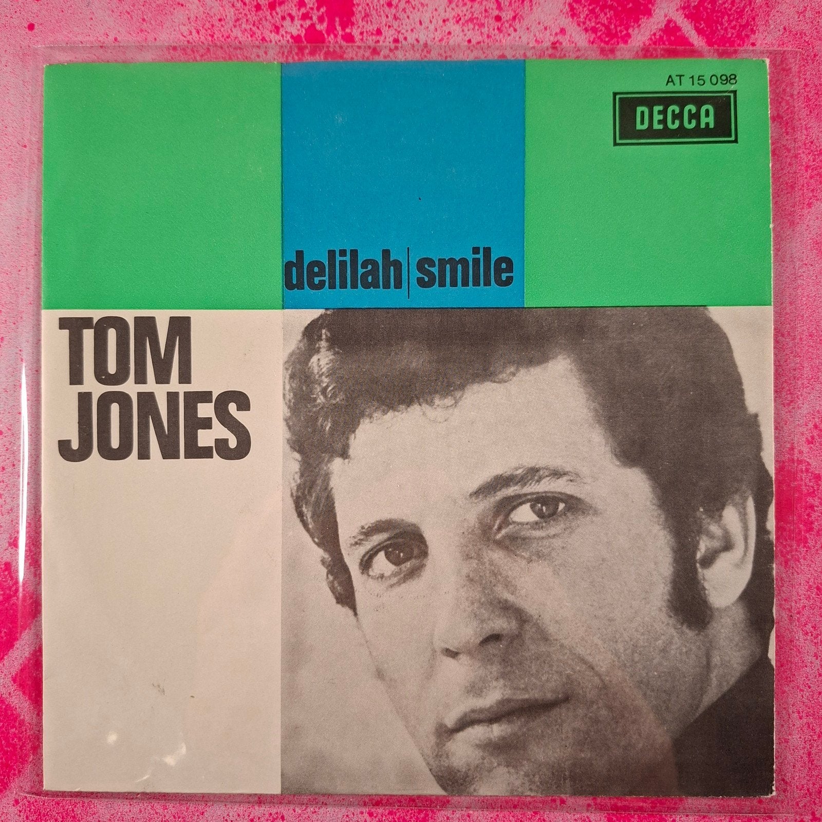 Tom Jones Delilah single.                             Star45, Gebruikt, 7 inch, Pop, Overige typen