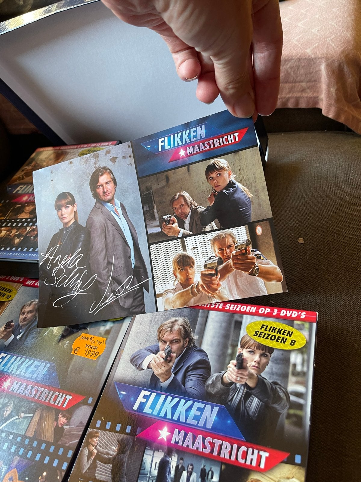 Flikken Maastricht DVD Boxen - Seizoenen 1 t/m 8, Nederlands, Zo goed als nieuw, Inclusief boekje, Ophalen of Verzenden