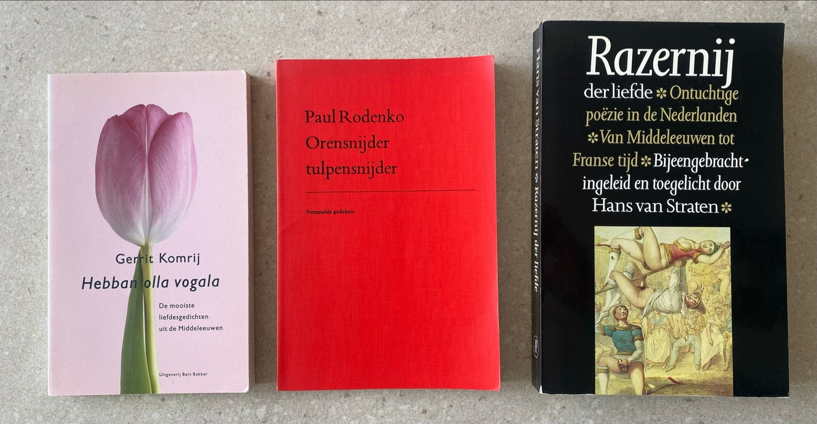 Set Dichtbundels: Komrij/Rodenko/Van Straten, Ophalen of Verzenden, Gelezen, Meerdere auteurs