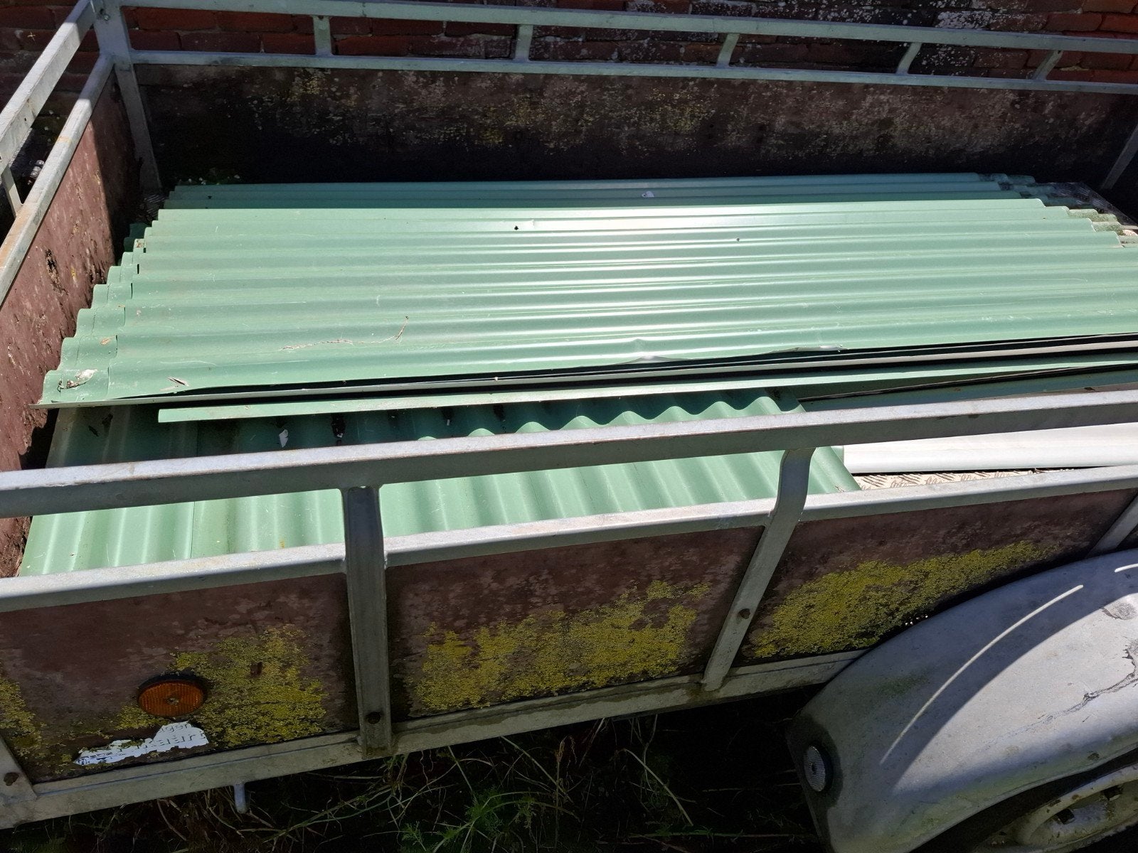Dakplaten, Ophalen, Zwart, 15 m² of meer, Golfplaat