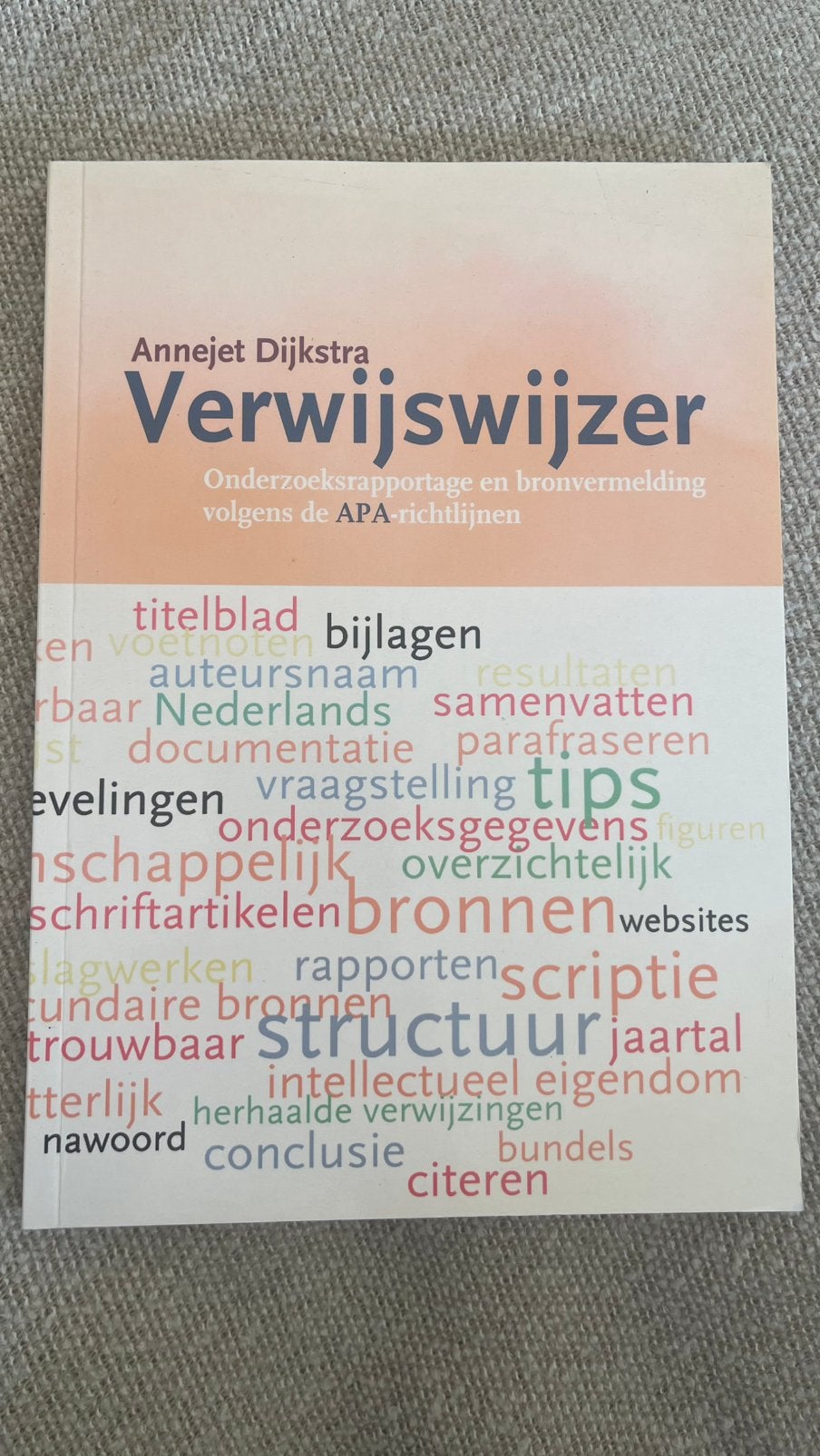 Verwijswijzer: Onderzoeksrapportage en bronvermelding, Ophalen of Verzenden, Gamma, Zo goed als nieuw, HBO