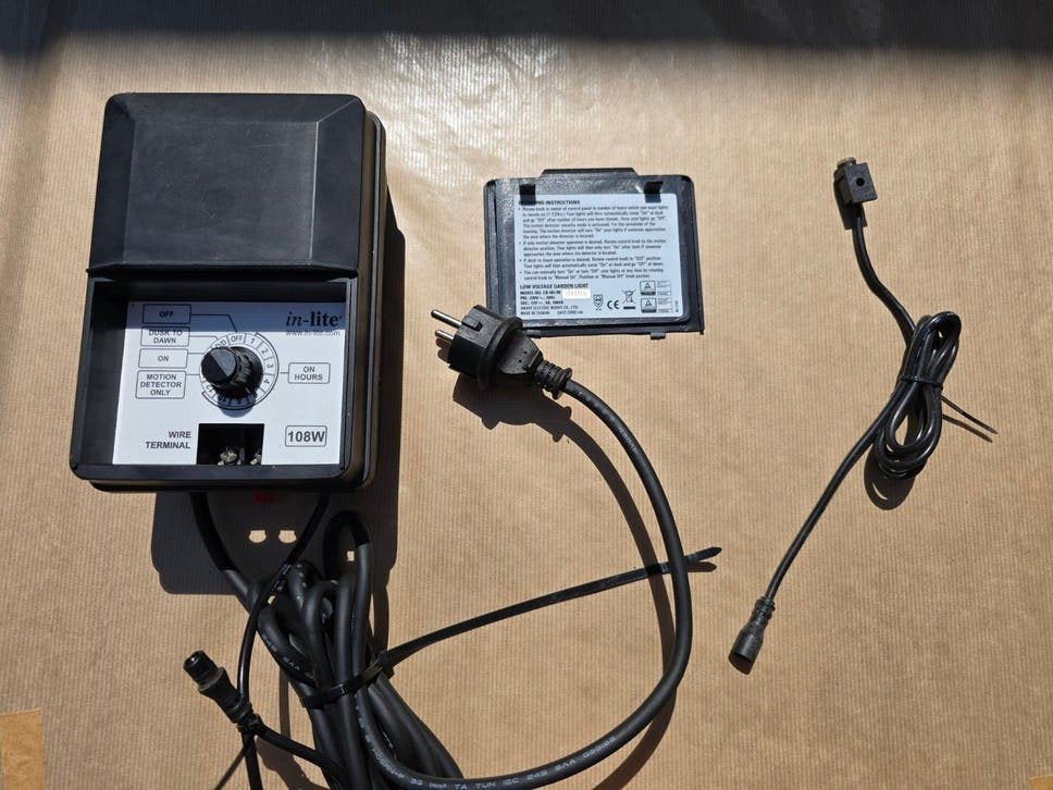 In-Lite  CB-81 M TRANSFORMATOR 12V Tuinverlichting, Tuin en Terras, Buitenverlichting, Overige materialen, Gebruikt, Minder dan 50 watt
