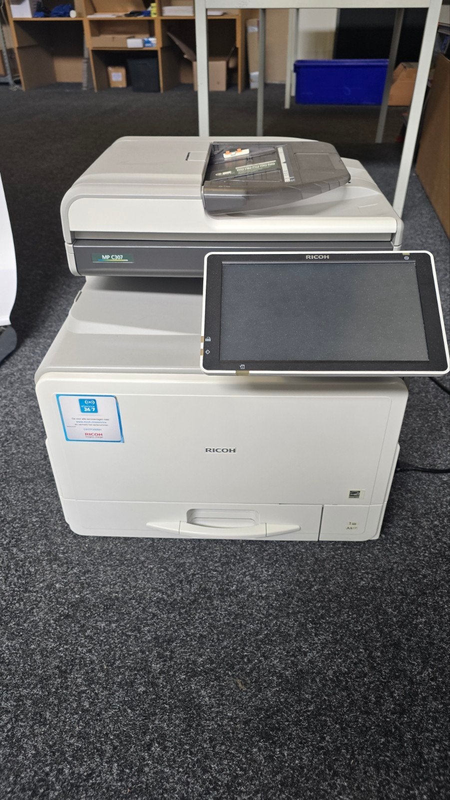 Ricoh MP C307SP All-in-One Laserprinter, Computers en Software, Printers, Ophalen, Kleur printen, Gebruikt, All-in-one