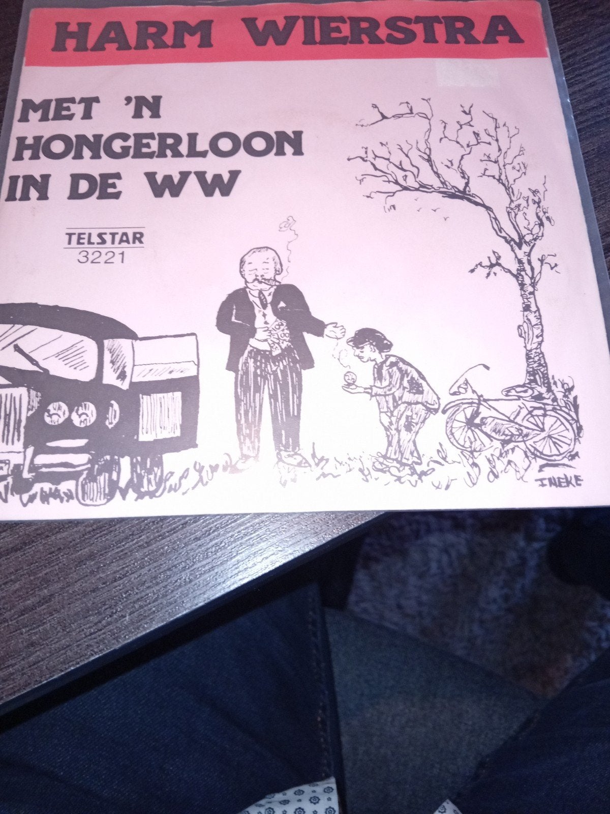 Harm Wierstra - Met 'n Hongerloon in de WW (Vinyl Single), LP, Gebruikt, 7 inch, Ophalen of Verzenden