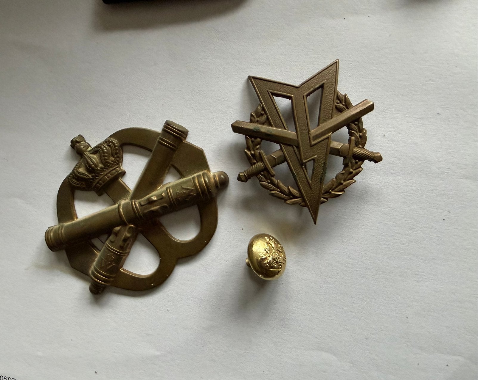 Leger insignes, Verzenden, Landmacht, Nederland