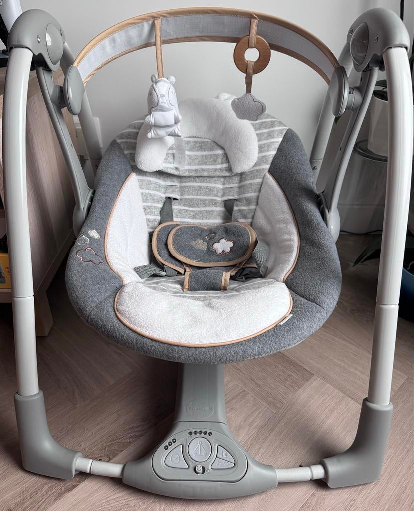 Ingenuity Swing and Go Deluxe Schommelstoel, Ophalen of Verzenden, Zo goed als nieuw
