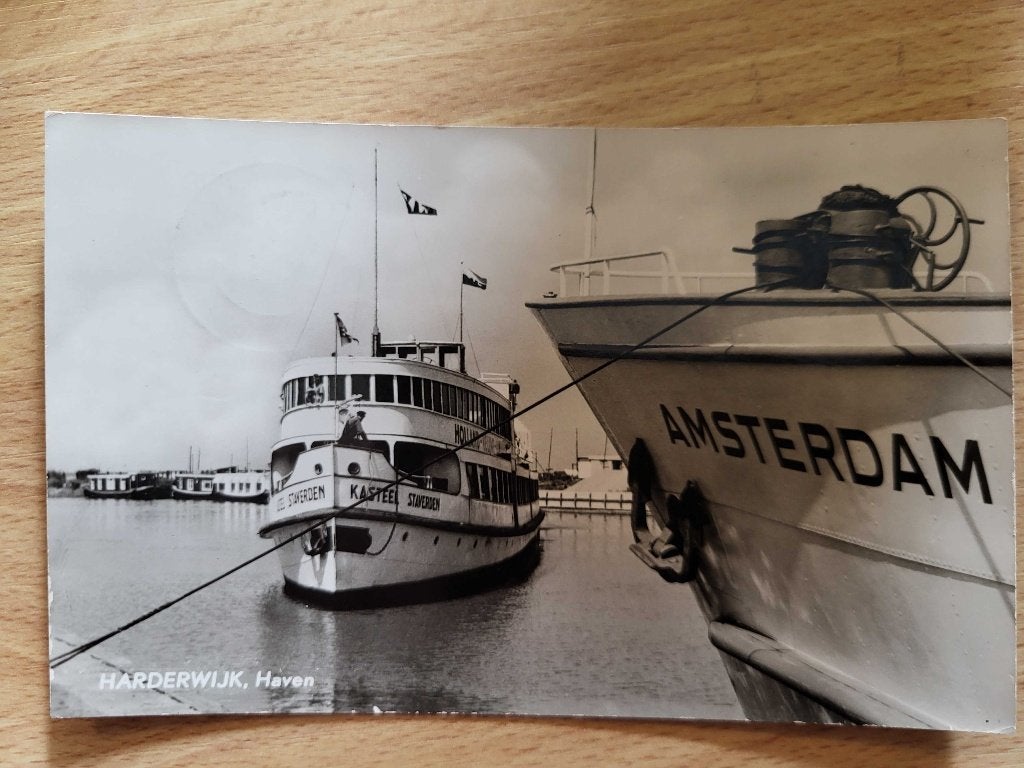 ansicht Harderwijk Staverden Amsterdam Boot veerpont, Ophalen, Voor 1920, Gelderland