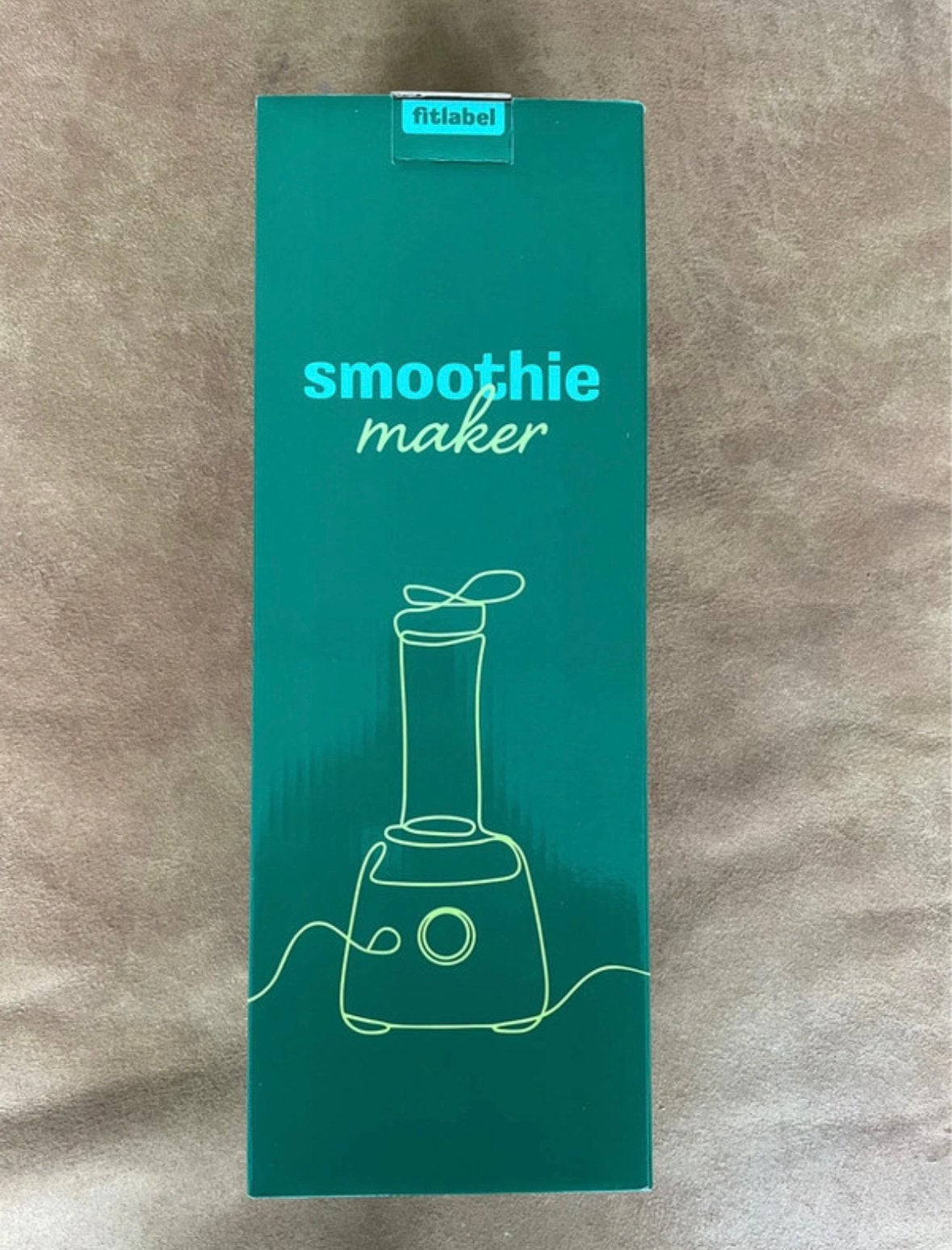 Smoothie maker Fitlabel  retro  groen  Nieuw in verpakking, Witgoed en Apparatuur, Ophalen of Verzenden, Nieuw, Blender