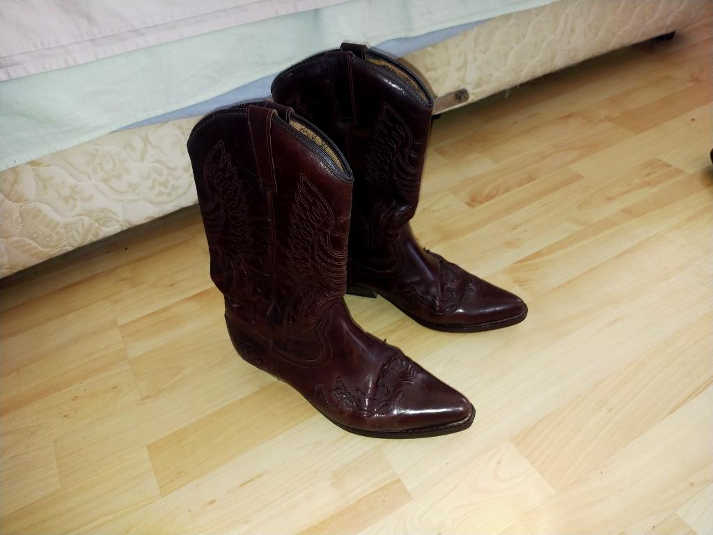 Bijzondere mooie Cowboy laarzen  leer el pancho laufer, Hoge laarzen, Bruin, Nieuw, Ophalen of Verzenden
