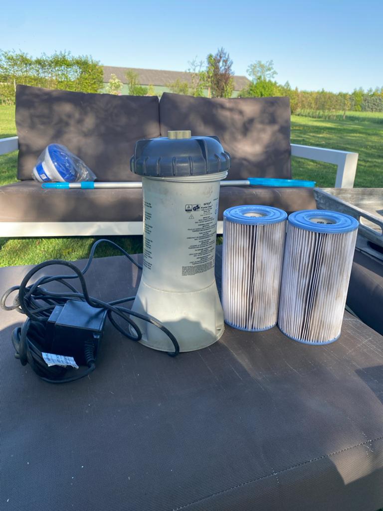 intex krystal clear 604g pool filter pomp, Ophalen of Verzenden, Gebruikt, Filter