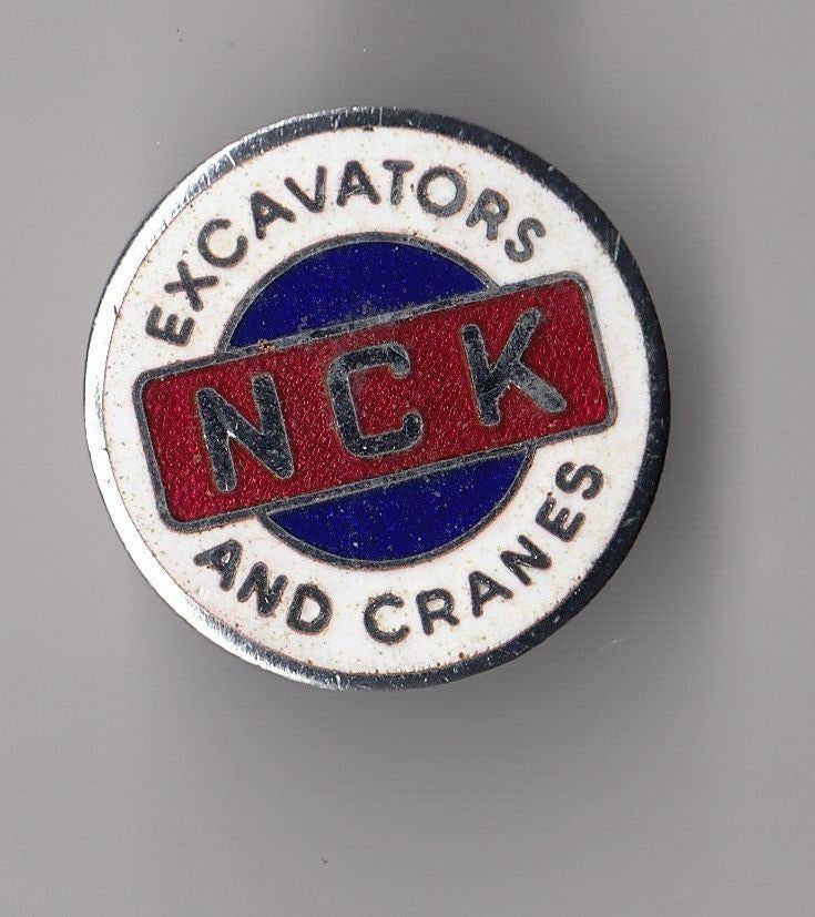 NCK Excavators Cranes Hijskraan Bulldozer knoop, Gebruikt, Niet vindbaar, Niet vindbaar, Speldje of Pin
