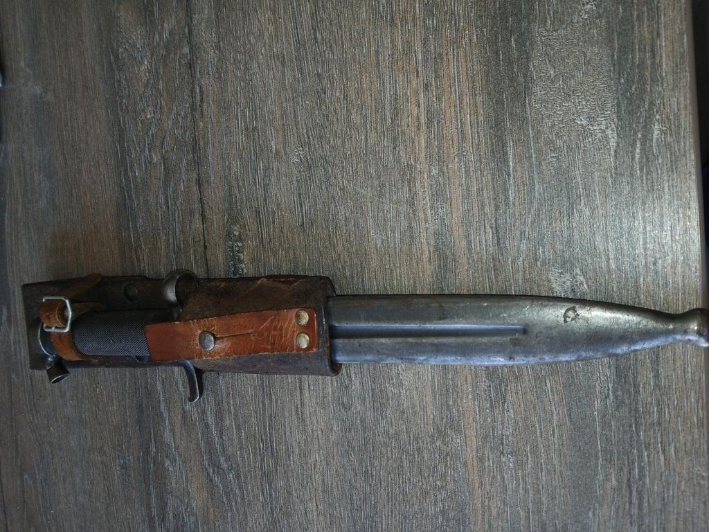 Zweedse M1896 Bajonet met Schede en Frog, Verzamelen, Militaria | Algemeen, Ophalen of Verzenden, Landmacht, Overige gebieden