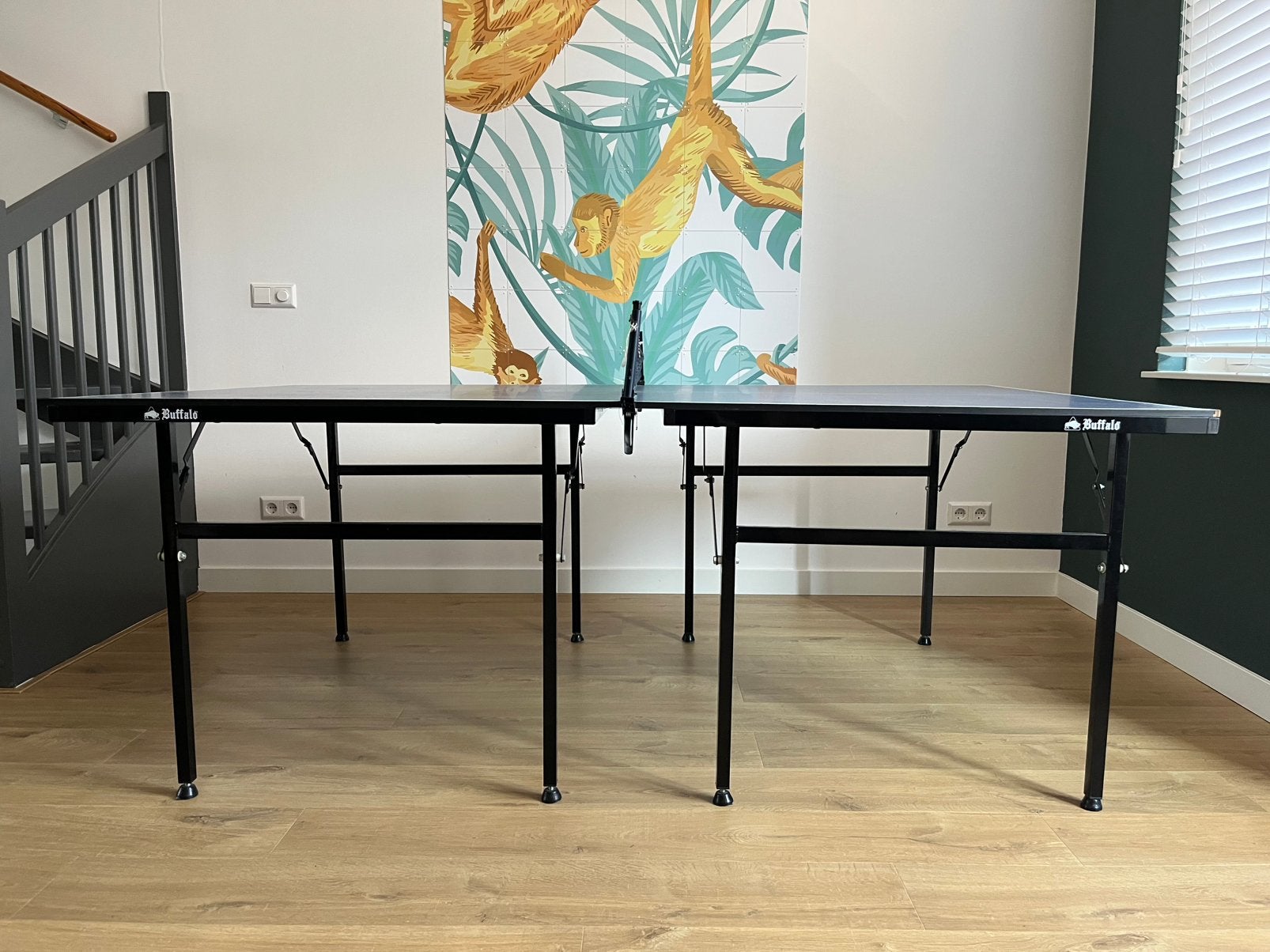 Buffalo indoor tennistafel 207x115, Ophalen, Gebruikt, Tafel Indoor, Inklapbaar