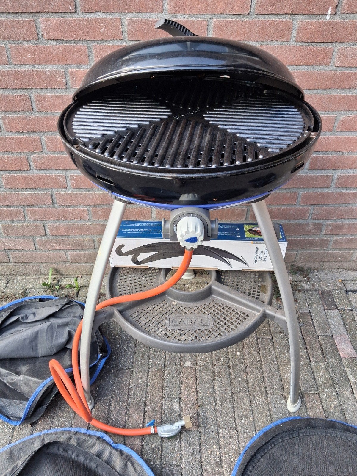 Cadac Carri Chef 2 BBQ met accessoires en hoezen, Ophalen, Gebruikt, Cadac