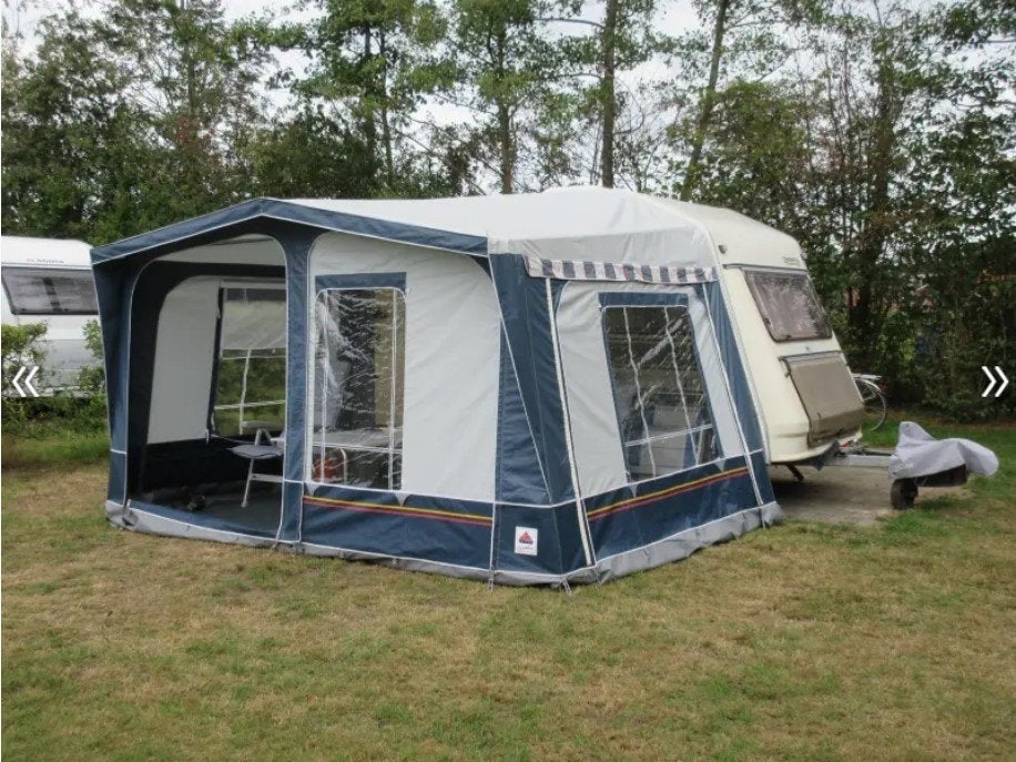 Avento Master 350 TL luxe 2 pers, mover, lengtebed, voortent, Luifel, Particulier, Lengtebed, 500 - 750 kg