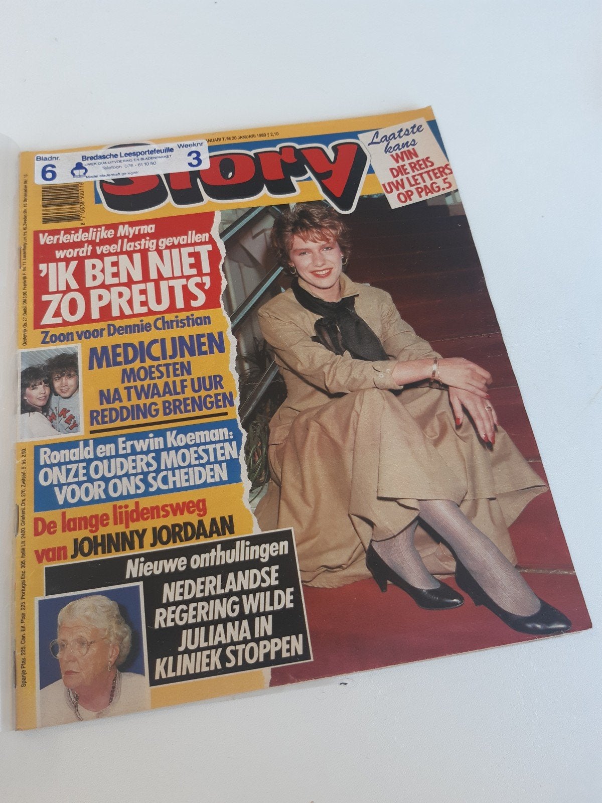 Story 1989. Nr. 3 Myrna Goosen. Dennie Christian. Ronald en, Verzamelen, Verzenden, 1980 tot heden, Tijdschrift