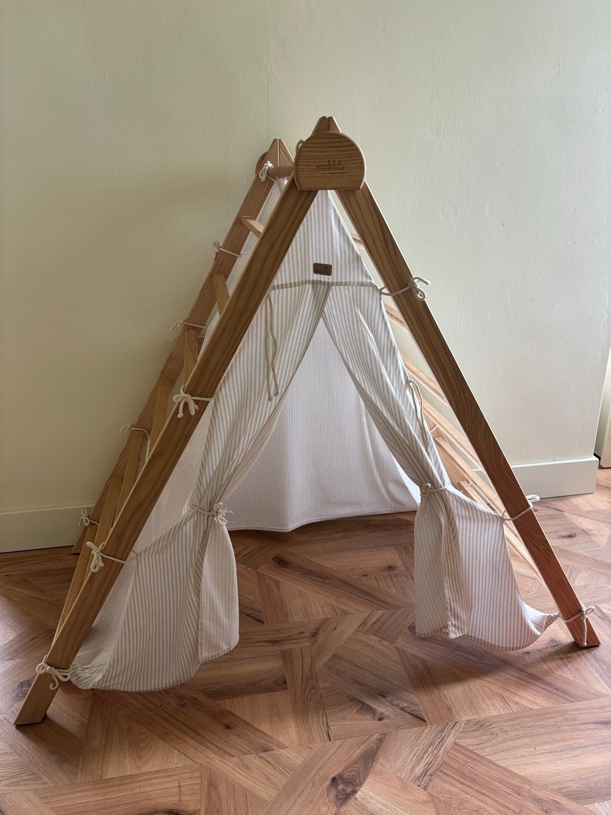 Houten speelhuisje/tent voor kinderen, Ophalen, Zo goed als nieuw