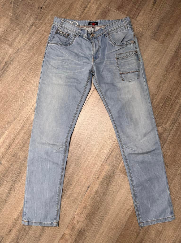 Stoere Heren Cars jeans 36/34 N1507, Ophalen of Verzenden, Zo goed als nieuw, Blauw, W36 - W38 (confectie 52/54)