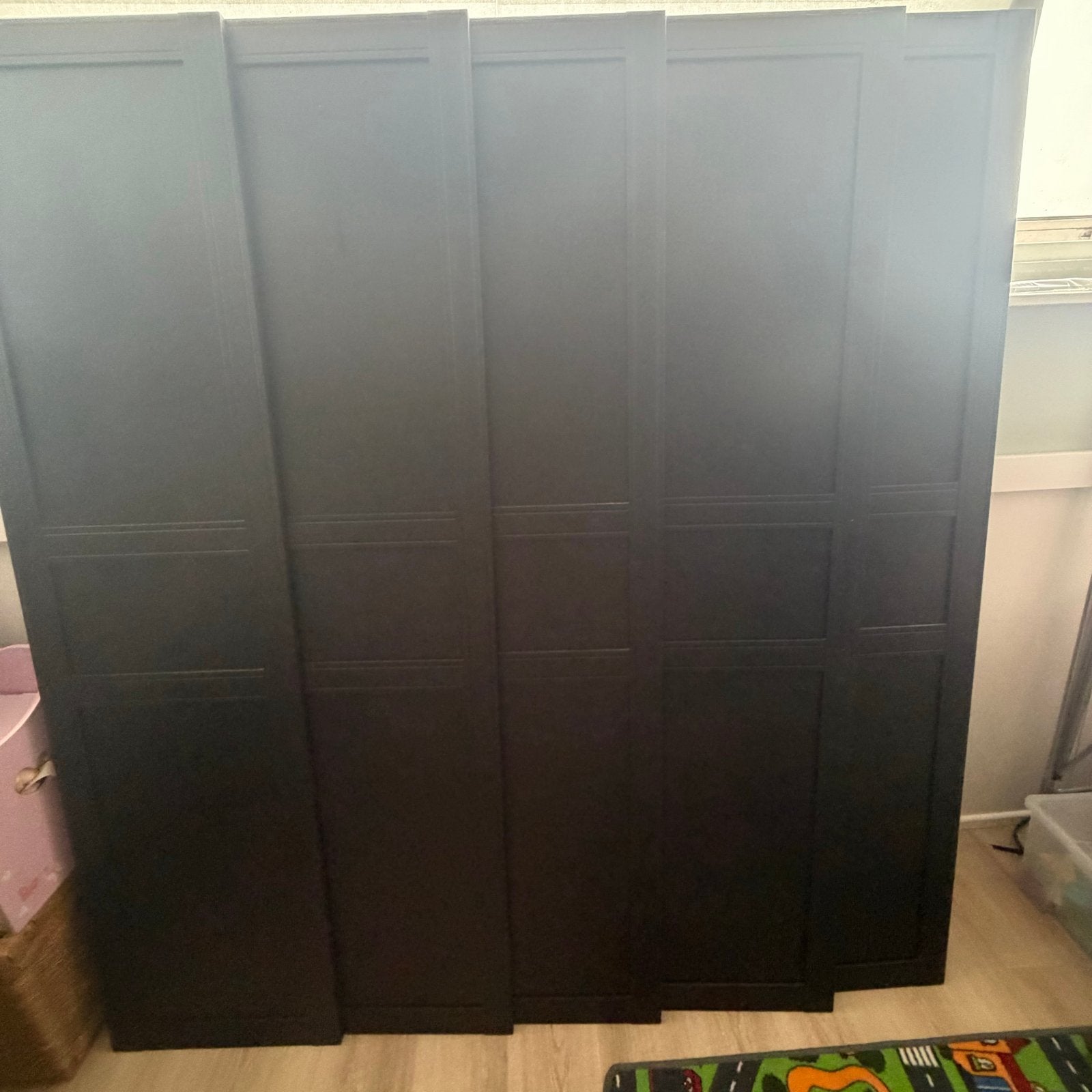 IKEA Flisberget Deuren Antraciet (50x195 cm), Huis en Inrichting, Ophalen, Overige materialen, Gebruikt, 50 tot 100 cm
