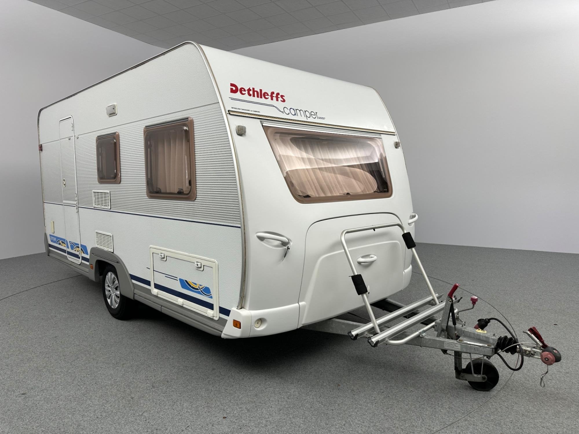Dethleffs Camper 440 DB Schuifluifel Fdragers, Caravans en Kamperen, Vast bed, Rondzit, 750 - 1000 kg, Tot en met 4
