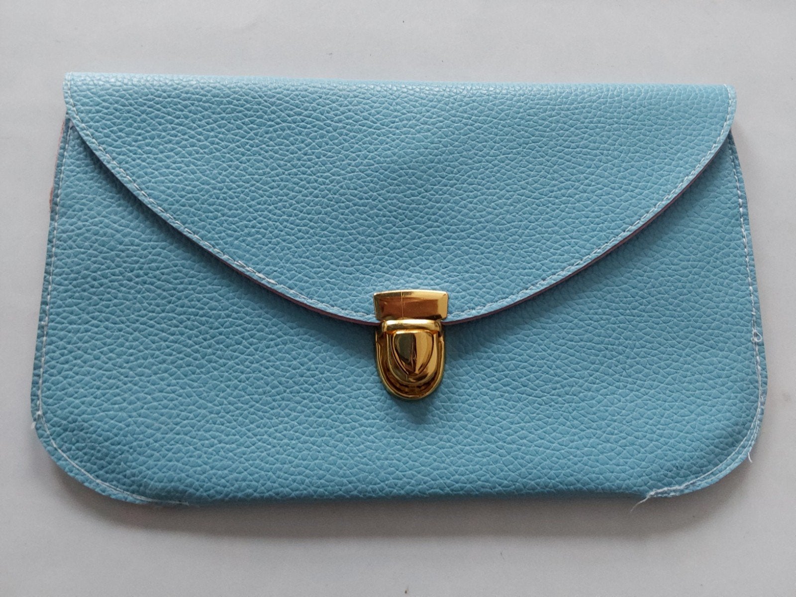 Handtas / Clutch, Ophalen of Verzenden, Zo goed als nieuw, Blauw, Handtas