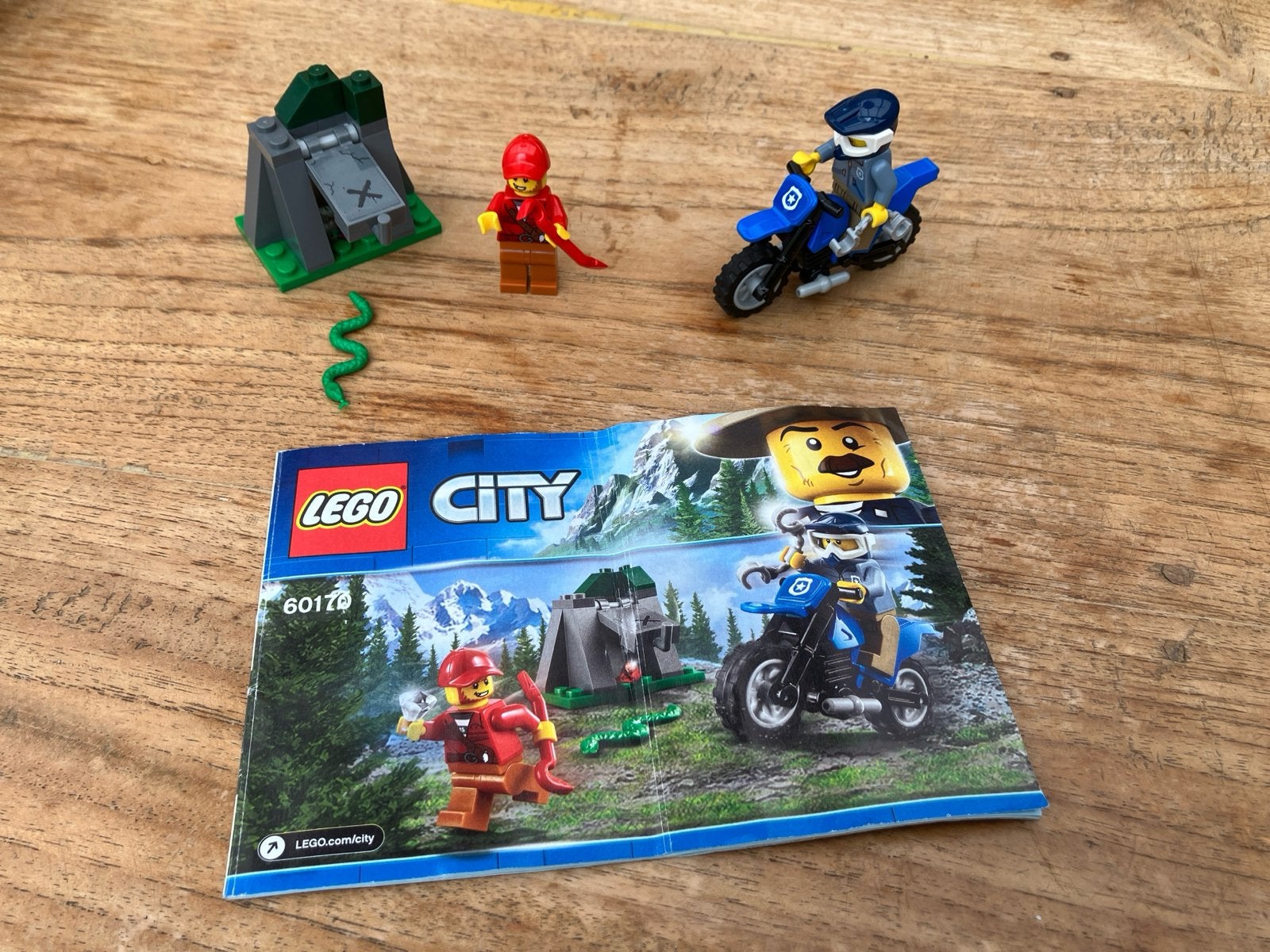 Lego City 60170 Achtervolging in de bergen, City, Lego, Ophalen of Verzenden, Zo goed als nieuw