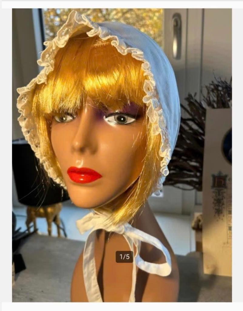 Vintage Dienstmeiden Muts, katoen, Antiek en Kunst, Curiosa en Brocante, Ophalen of Verzenden
