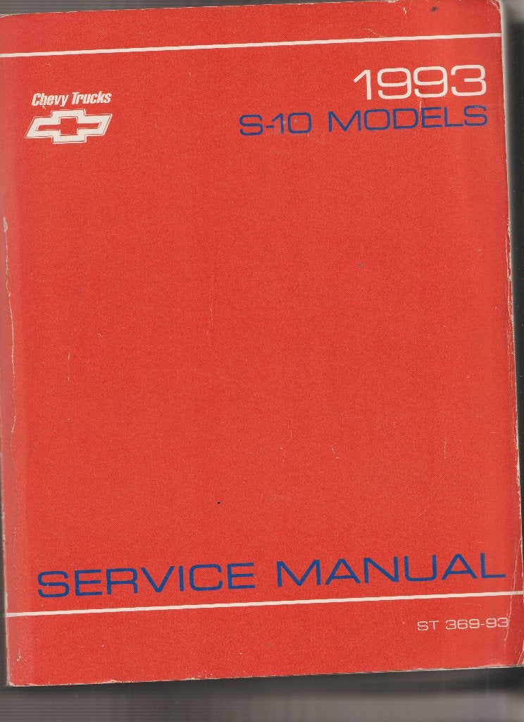 CHEVY-Trucks S-10 Models S<T Manual 1993, Ophalen of Verzenden, Zo goed als nieuw, Chevrolet
