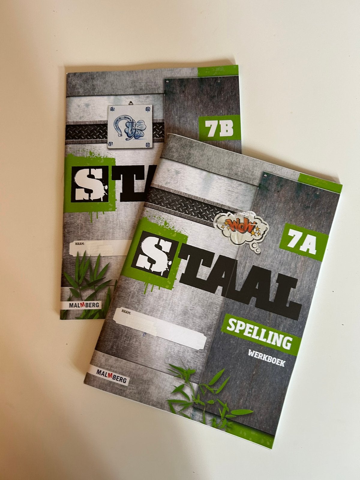 Groep 7 werkboekenset spelling STAAL, Ophalen, Nieuw, Schraven, Nederlands