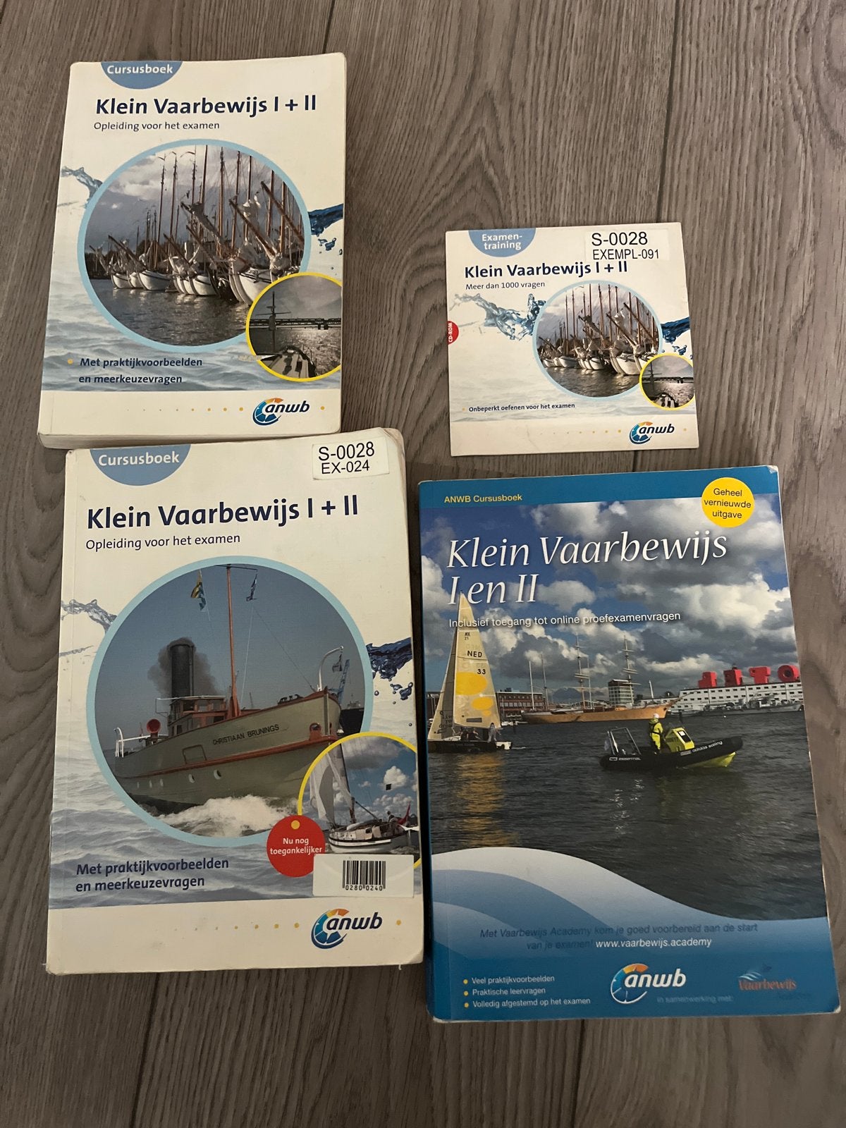 ANWB Klein Vaarbewijs I + II Cursusboeken en Examentraining, Ophalen of Verzenden, Zo goed als nieuw, Overige niveaus