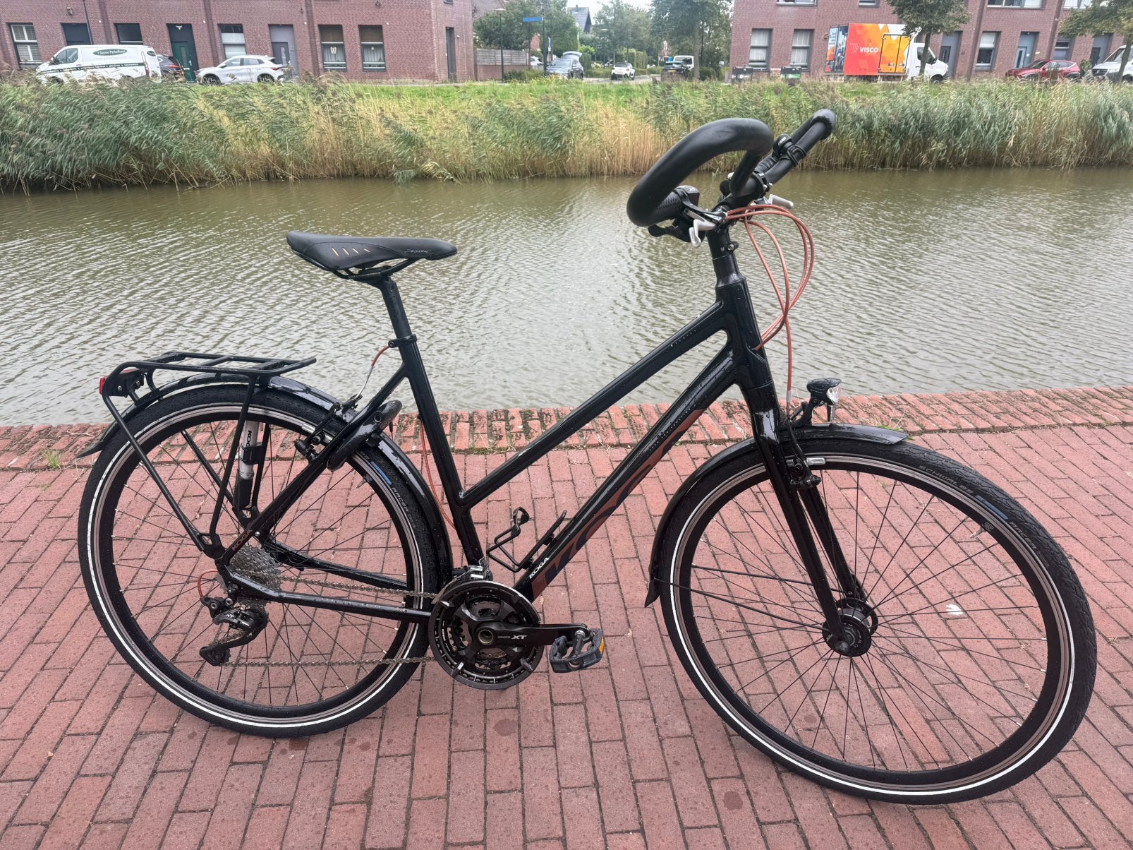 Koga Miyata F3 sportieve stadsfiets, dames maat 53, 53 tot 56 cm, Velgrem, Ophalen of Verzenden, Koga Miyata