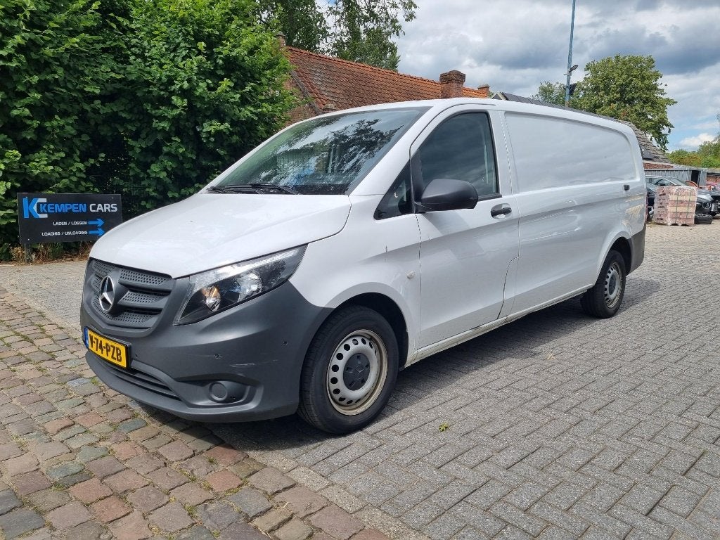 Mercedes-Benz Vito 116 CDI Aut. L3 163pk 2024 Wit, Auto's, 4 cilinders, 2000 kg, Mercedes-Benz, Bedrijf