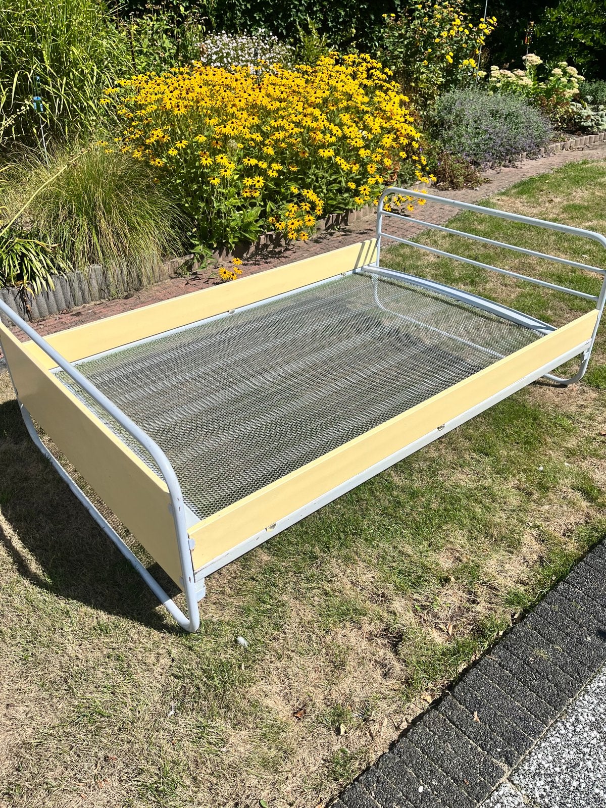 Bed twijfelaar 120x190 met matras, Ophalen, Gebruikt, Overige kleuren, Twijfelaar