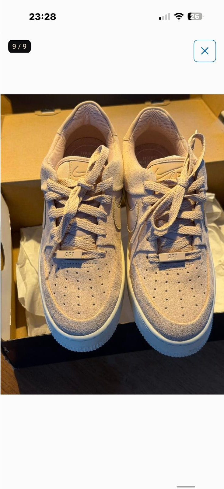Nike Airforce 1 x maat 38,5, Kleding | Dames, Schoenen, Nieuw, Ophalen of Verzenden, Sneakers of Gympen, Roze