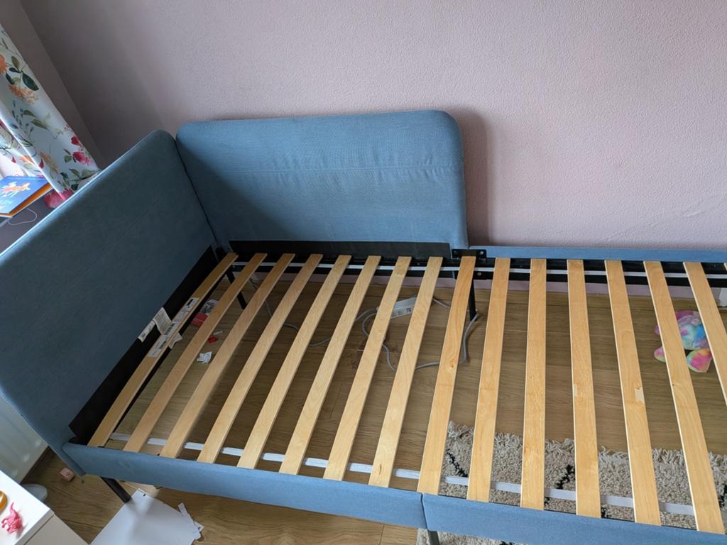 Ikea bed Blakullen 90*200, Ophalen, Gebruikt, 90 cm, Eenpersoons