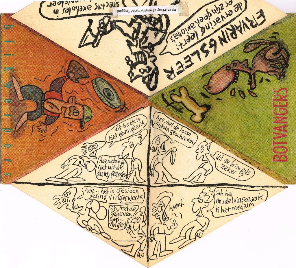Blikvangers/Botvangers: halfpiramidevormig kunstwerk KNUST, Antiek en Kunst, Ophalen of Verzenden